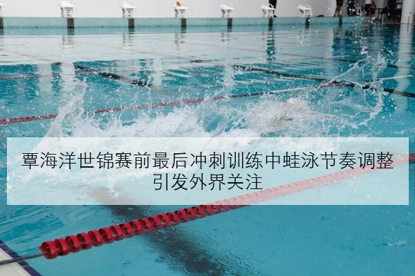 覃海洋世锦赛前最后冲刺训练中蛙泳节奏调整引发外界关注